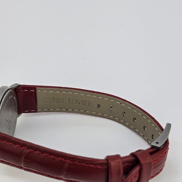 Calvin Klein Women\'s Watch 31MM Swiss‎ Made New Red Leather Bands New Battery main image 13